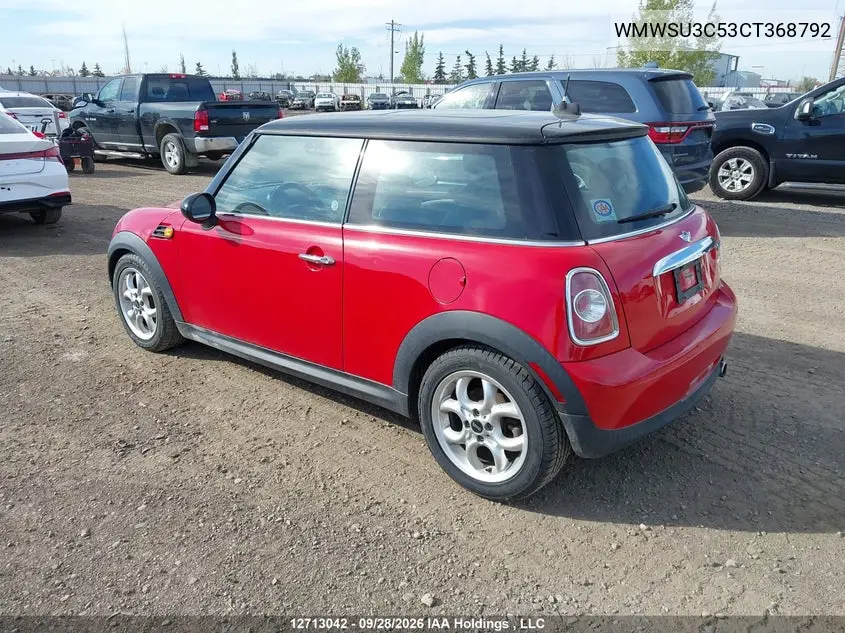 2012 MINI COOPER VIN WMWSU3C53CT368792 — фото 3