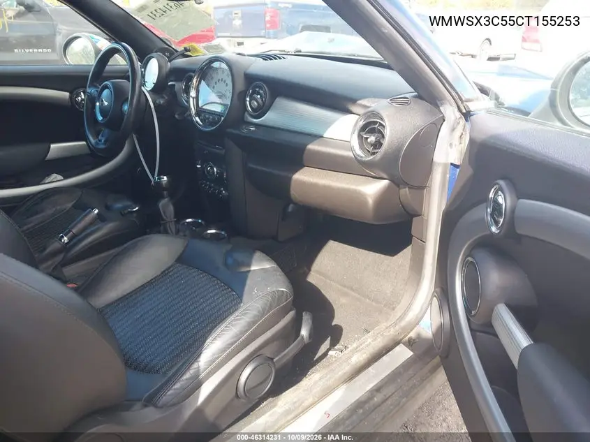 2012 MINI COOPER VIN WMWSX3C55CT155253 — фото 5