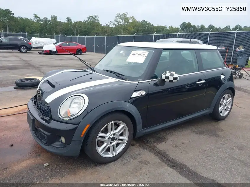 2012 MINI COOPER VIN WMWSV3C55CTY25860 — фото 2