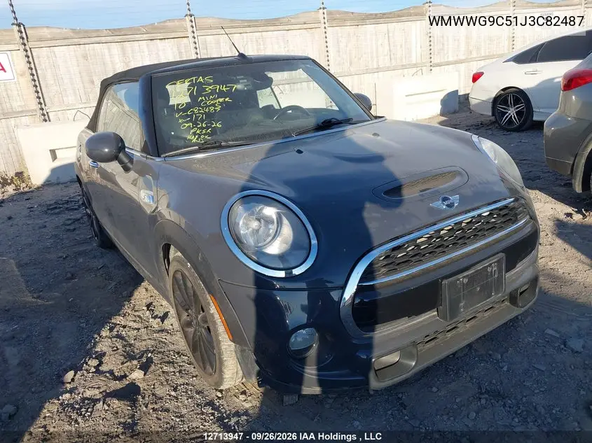 MINI COOPER 2018, VIN WMWWG9C51J3C82487