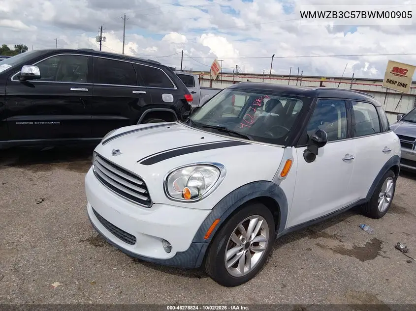 2011 MINI COUNTRYMAN VIN WMWZB3C57BWM00905 — фото 2