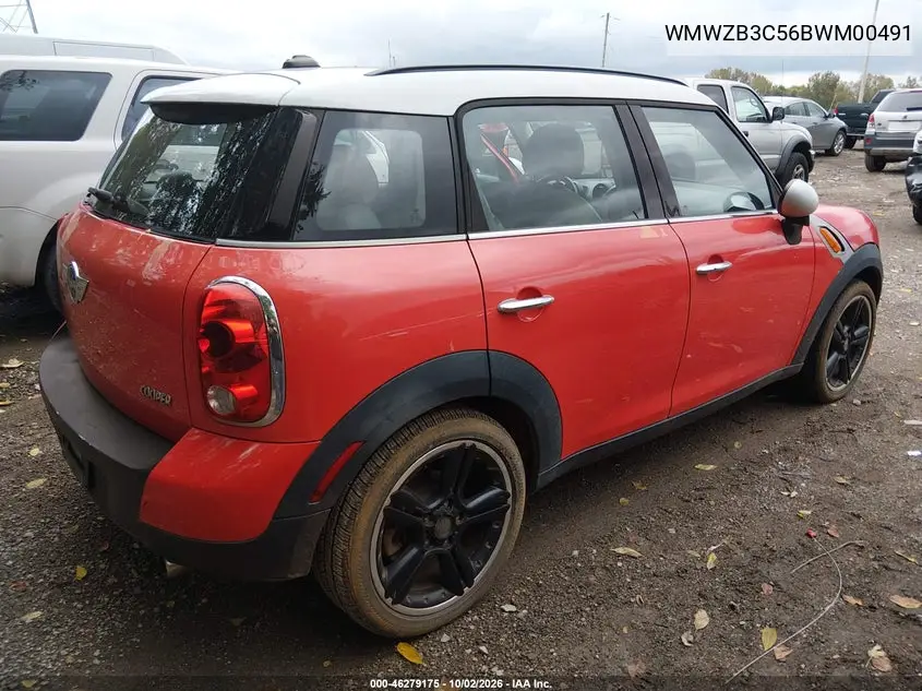 2011 MINI COUNTRYMAN VIN WMWZB3C56BWM00491 — фото 4