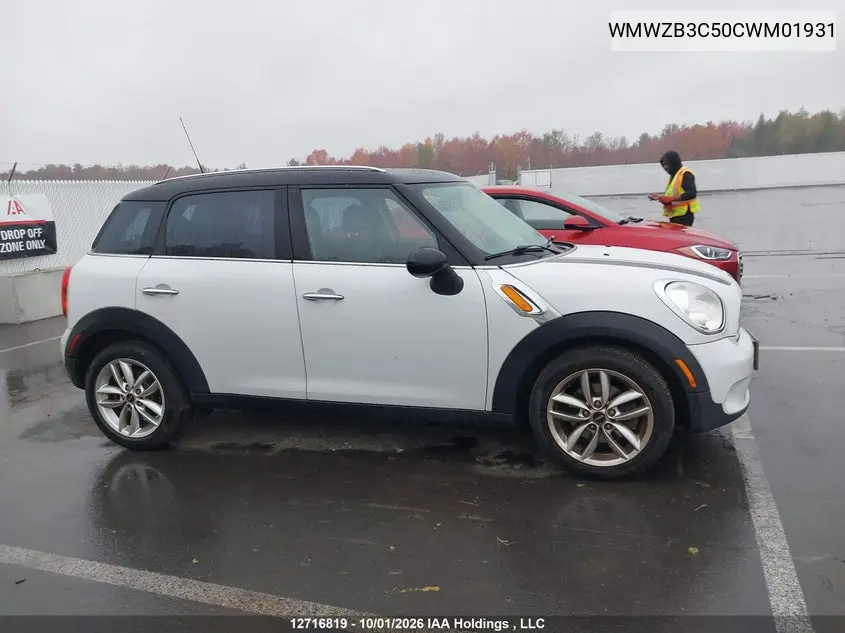 2012 MINI COUNTRYMAN VIN WMWZB3C50CWM01931 — фото 13