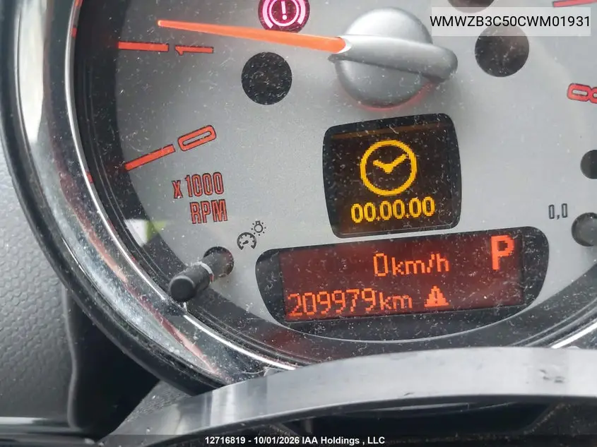 2012 MINI COUNTRYMAN VIN WMWZB3C50CWM01931 — фото 15
