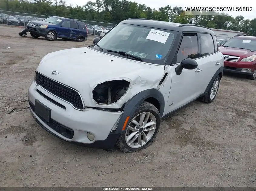 2012 MINI COUNTRYMAN VIN WMWZC5C55CWL56882 — фото 2