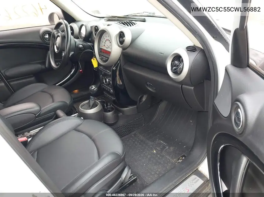 2012 MINI COUNTRYMAN VIN WMWZC5C55CWL56882 — фото 5