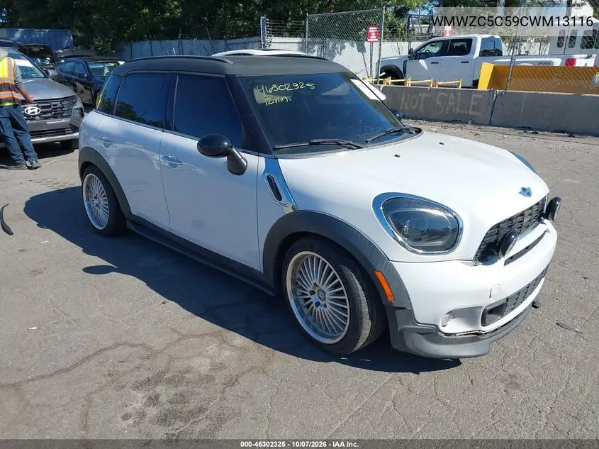 MINI COUNTRYMAN 2012, VIN WMWZC5C59CWM13116