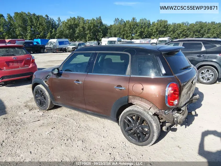 2014 MINI COUNTRYMAN VIN WMWZC5C55EWP39871 — фото 3