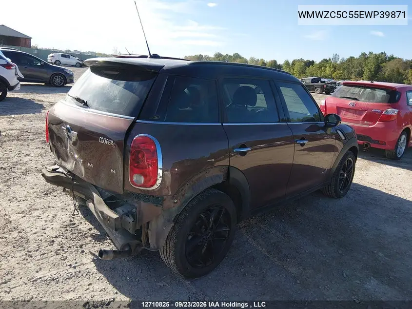 2014 MINI COUNTRYMAN VIN WMWZC5C55EWP39871 — фото 4