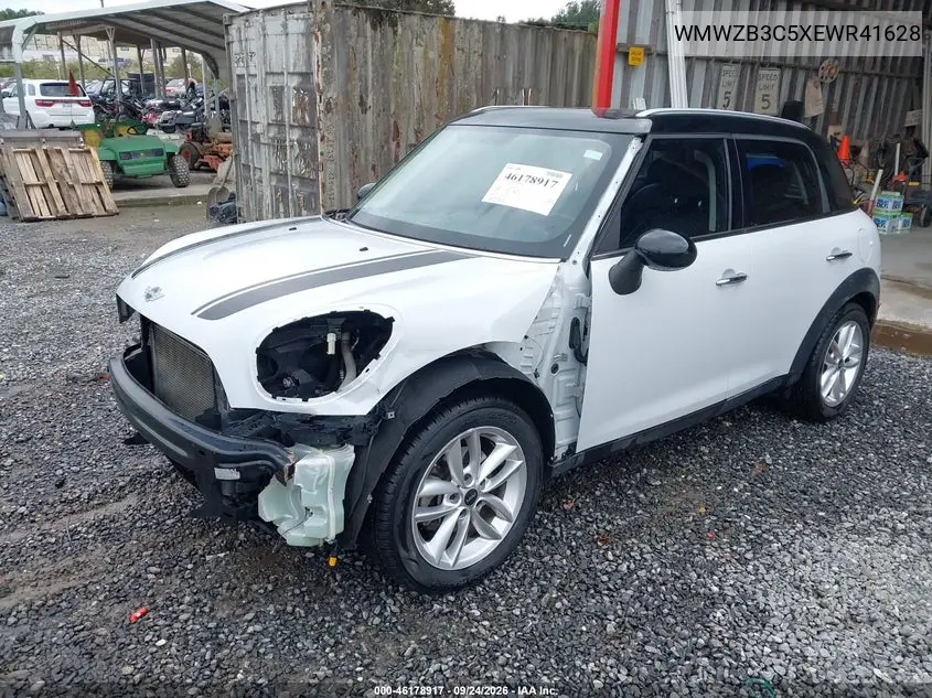 2014 MINI COUNTRYMAN VIN WMWZB3C5XEWR41628 — фото 2