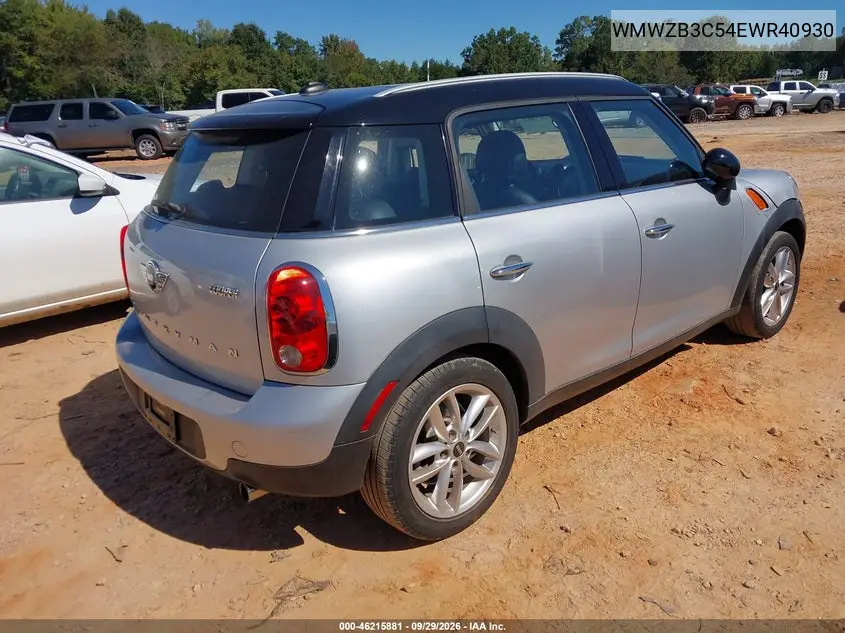 2014 MINI COUNTRYMAN VIN WMWZB3C54EWR40930 — фото 4