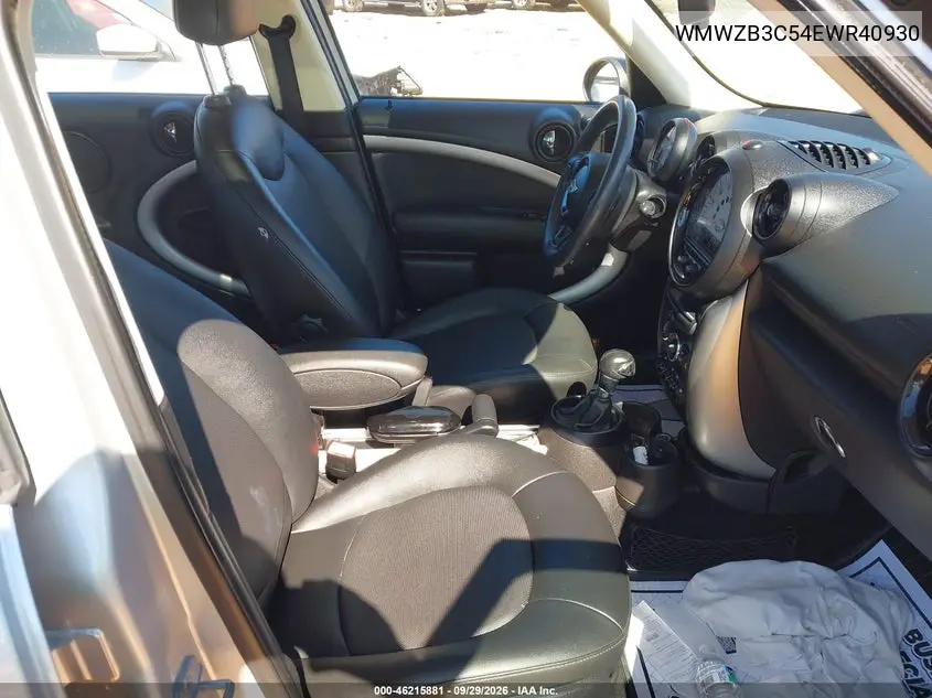 2014 MINI COUNTRYMAN VIN WMWZB3C54EWR40930 — фото 5