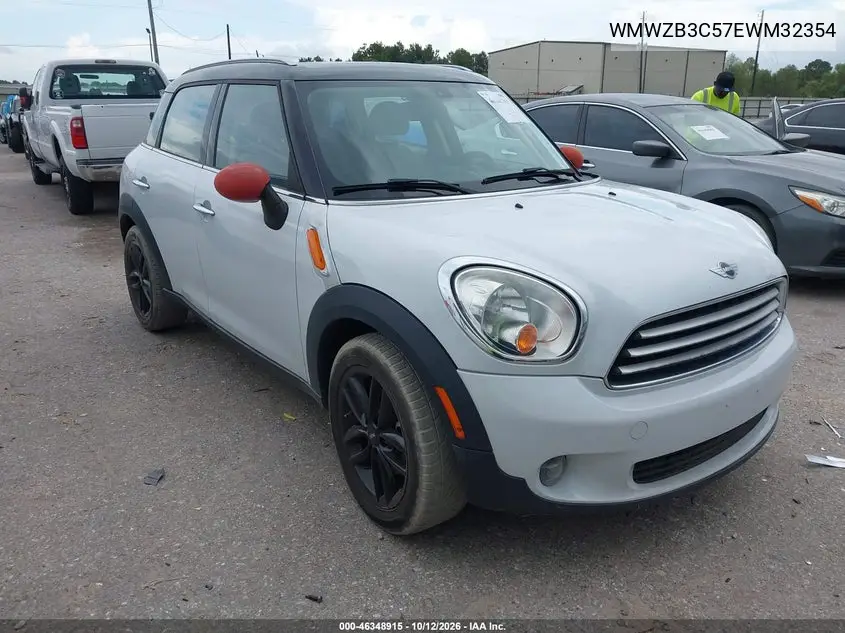 MINI COUNTRYMAN 2014, VIN WMWZB3C57EWM32354