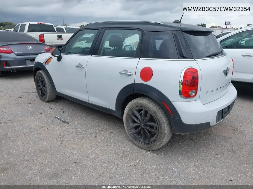 2014 MINI COUNTRYMAN VIN WMWZB3C57EWM32354 — фото 3