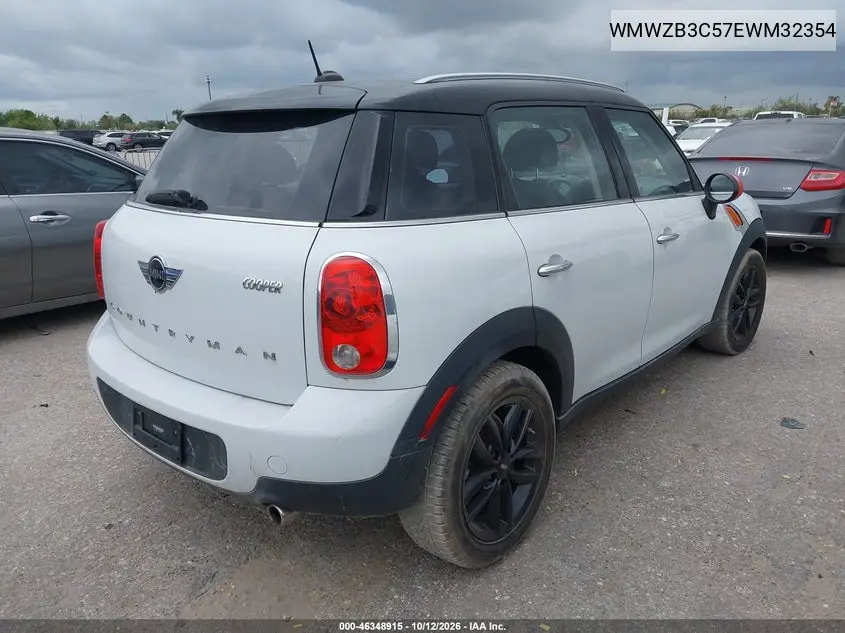 2014 MINI COUNTRYMAN VIN WMWZB3C57EWM32354 — фото 4