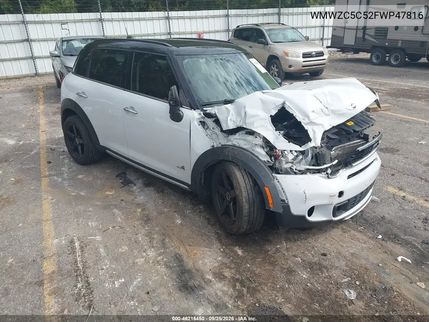 MINI COUNTRYMAN 2015, VIN WMWZC5C52FWP47816