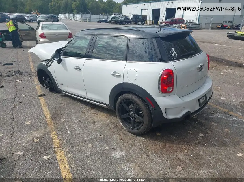 2015 MINI COUNTRYMAN VIN WMWZC5C52FWP47816 — фото 3