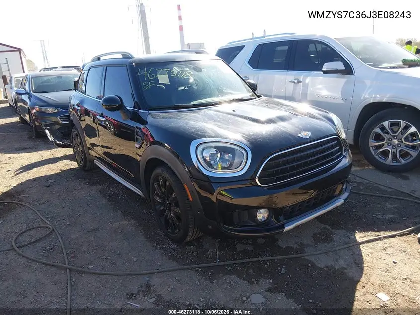 MINI COUNTRYMAN 2018, VIN WMZYS7C36J3E08243