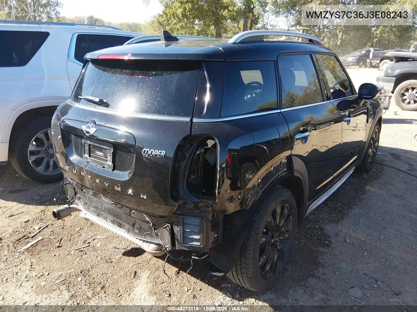 2018 MINI COUNTRYMAN VIN WMZYS7C36J3E08243 — фото 4