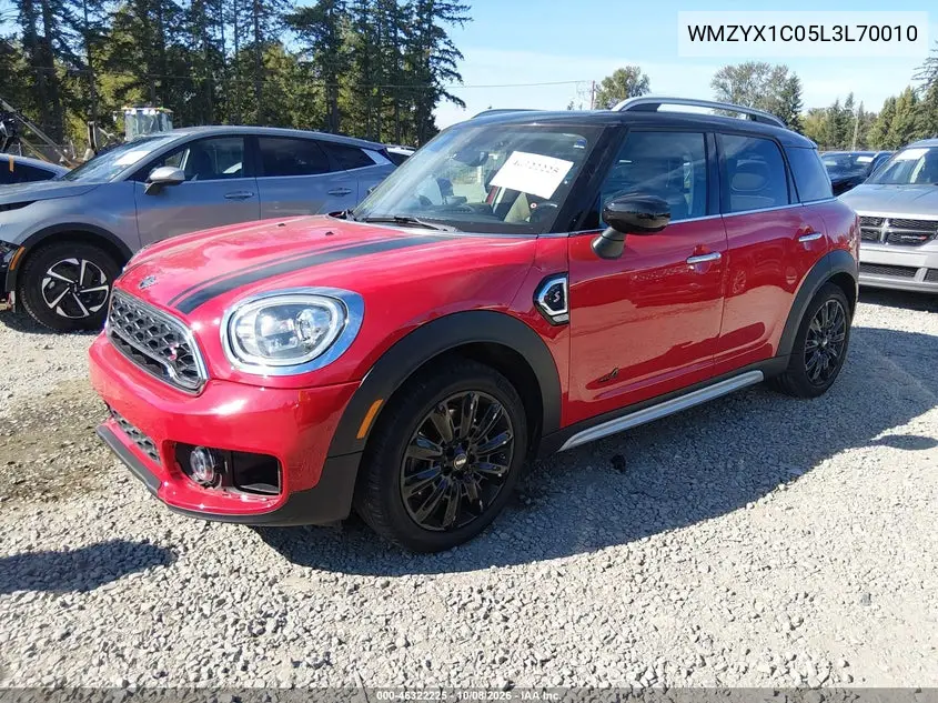 2020 MINI COUNTRYMAN VIN WMZYX1C05L3L70010 — фото 2