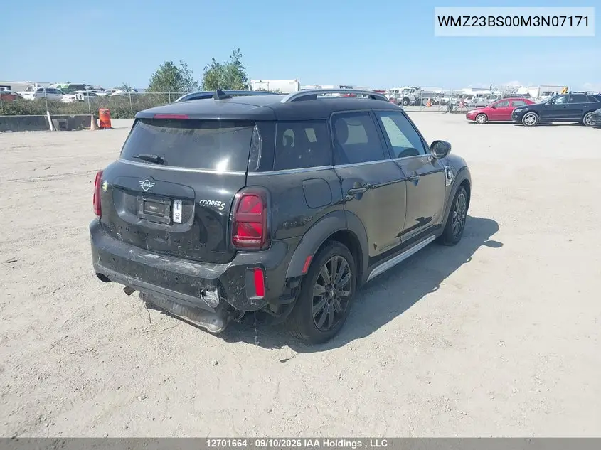 2021 MINI COUNTRYMAN VIN WMZ23BS00M3N07171 — фото 4