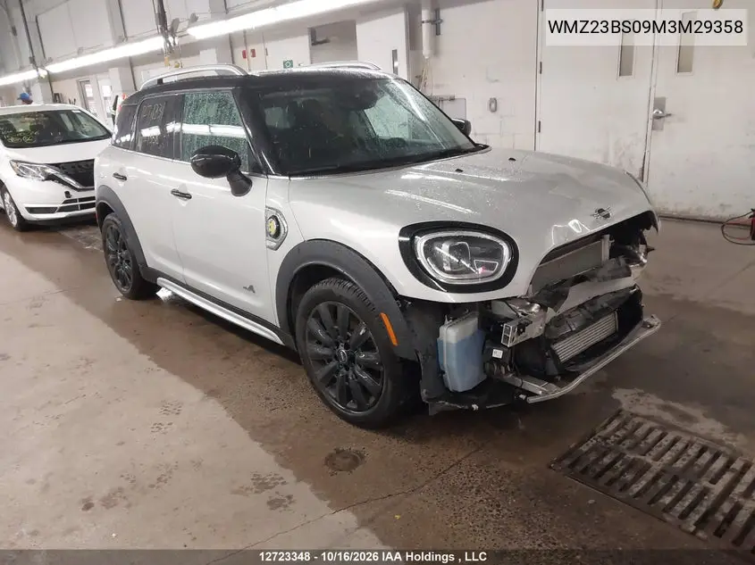 MINI COUNTRYMAN 2021, VIN WMZ23BS09M3M29358