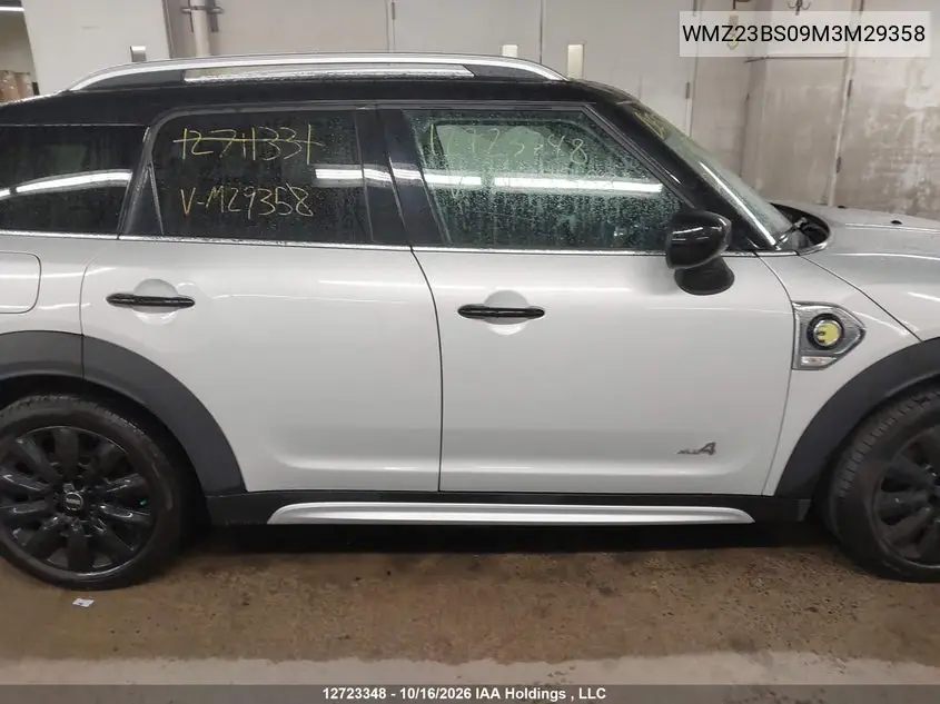 2021 MINI COUNTRYMAN VIN WMZ23BS09M3M29358 — фото 13