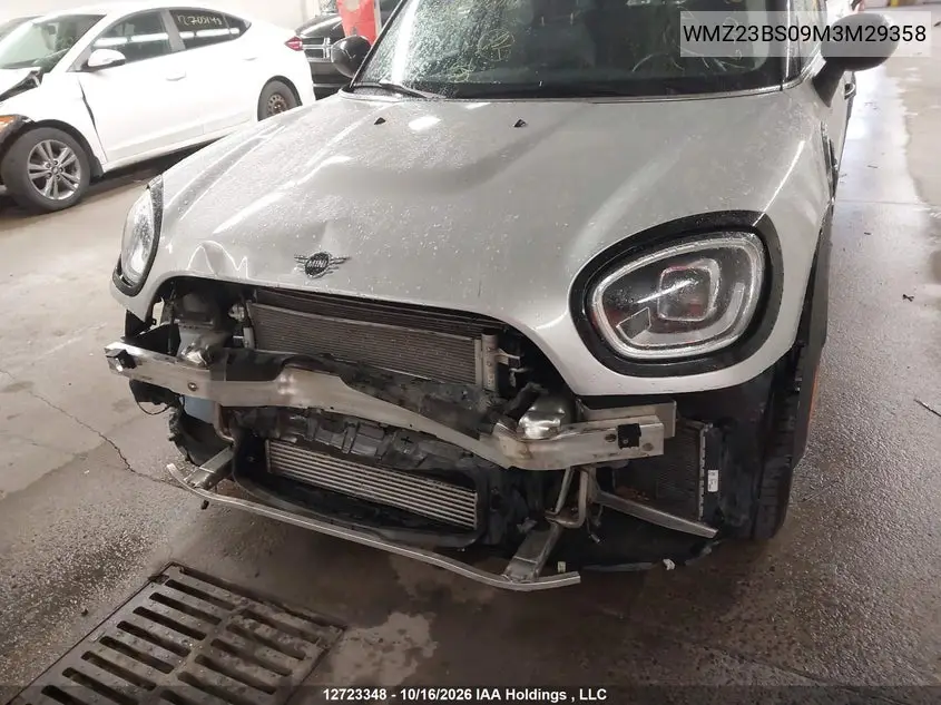 2021 MINI COUNTRYMAN VIN WMZ23BS09M3M29358 — фото 6