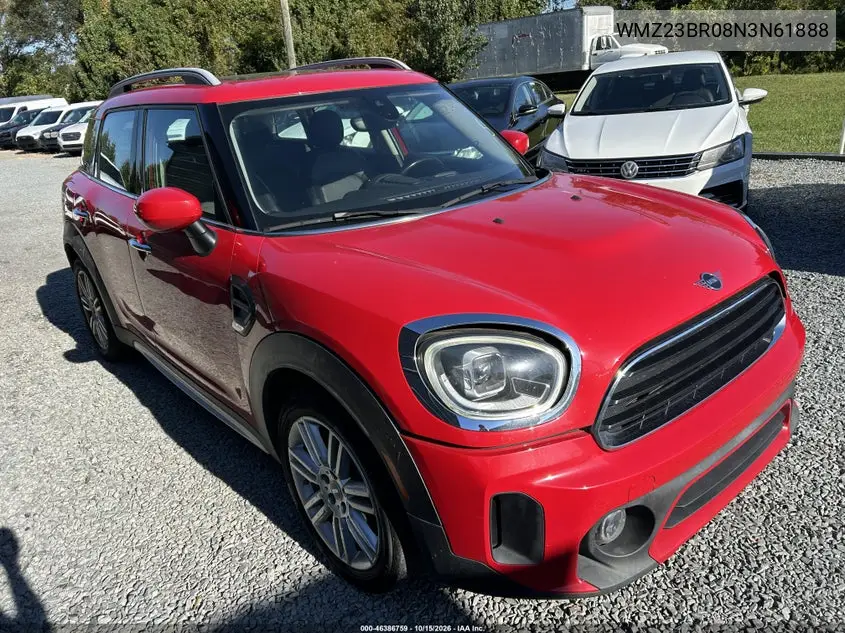 MINI COUNTRYMAN 2022, VIN WMZ23BR08N3N61888