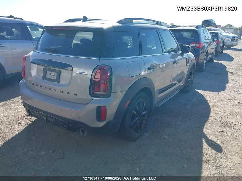 2023 MINI COUNTRYMAN VIN WMZ33BS0XP3R19820 — фото 4
