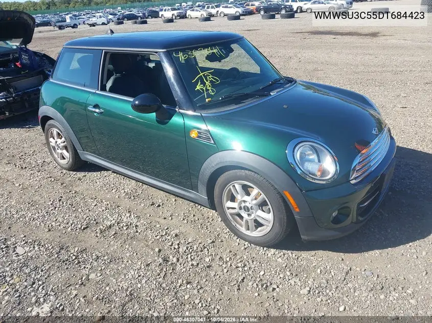 MINI HARD TOP 2013, VIN WMWSU3C55DT684423