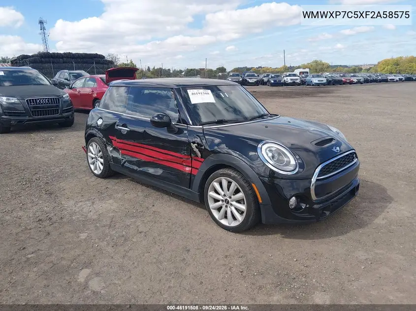 MINI HARD TOP 2015, VIN WMWXP7C5XF2A58575