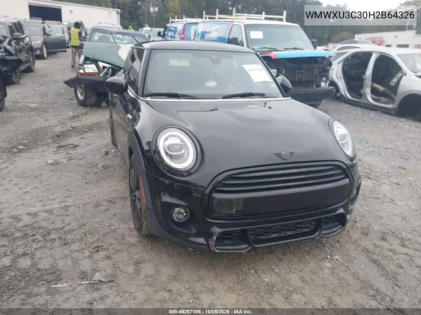 MINI HARD TOP 2017, VIN WMWXU3C30H2B64326
