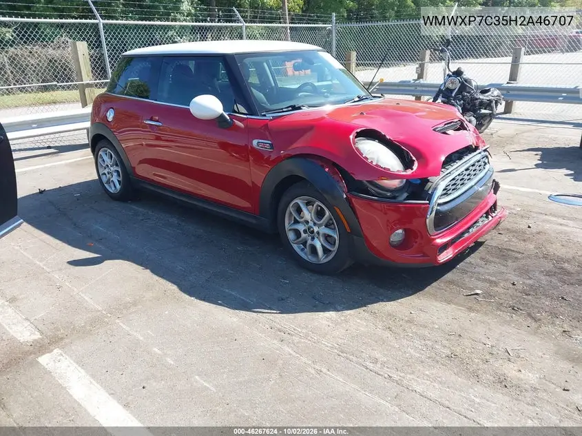 MINI HARD TOP 2017, VIN WMWXP7C35H2A46707