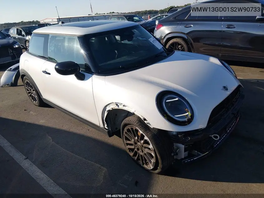 MINI HARD TOP 2025, VIN WMW13GD01S2W90733