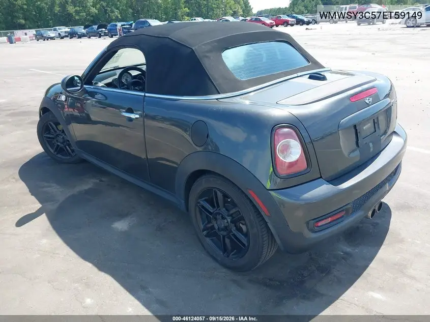 2014 MINI ROADSTER VIN WMWSY3C57ET595149 — фото 3