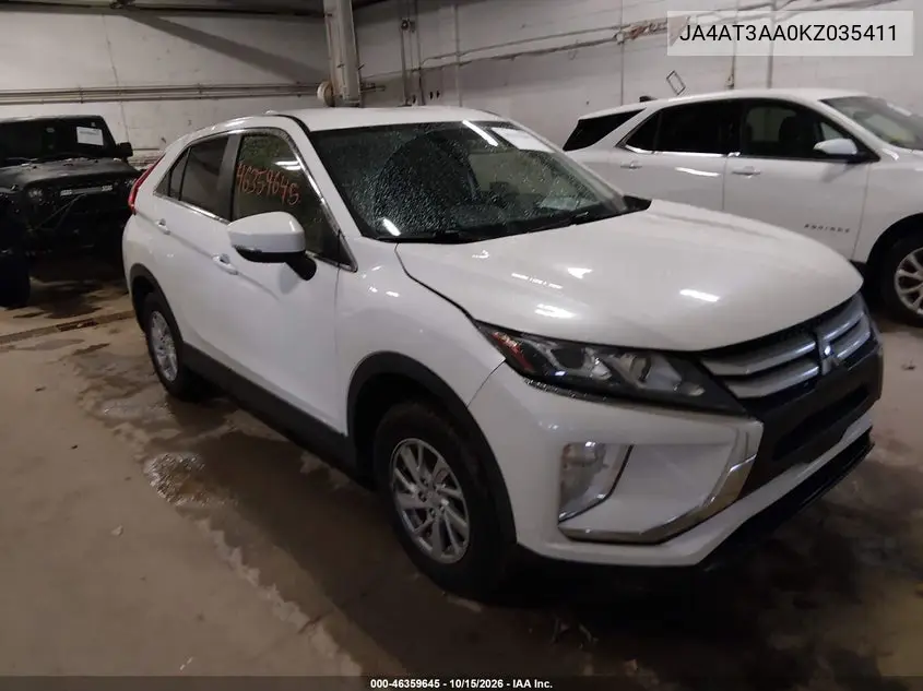 MITSUBISHI ECLIPSE CROSS 2019, VIN JA4AT3AA0KZ035411