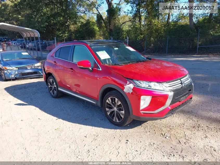 MITSUBISHI ECLIPSE CROSS 2019, VIN JA4AT5AA5KZ020057