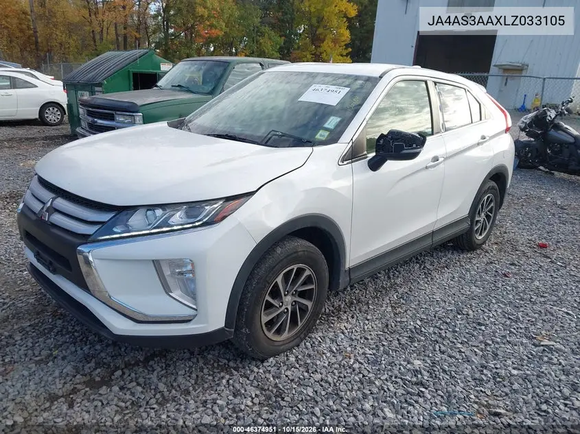 2020 MITSUBISHI ECLIPSE CROSS VIN JA4AS3AAXLZ033105 — фото 2