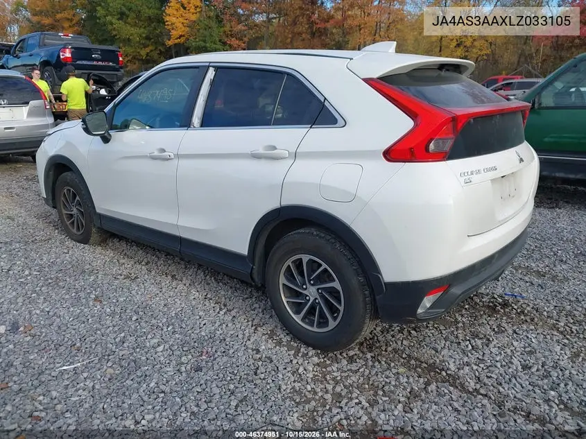 2020 MITSUBISHI ECLIPSE CROSS VIN JA4AS3AAXLZ033105 — фото 3