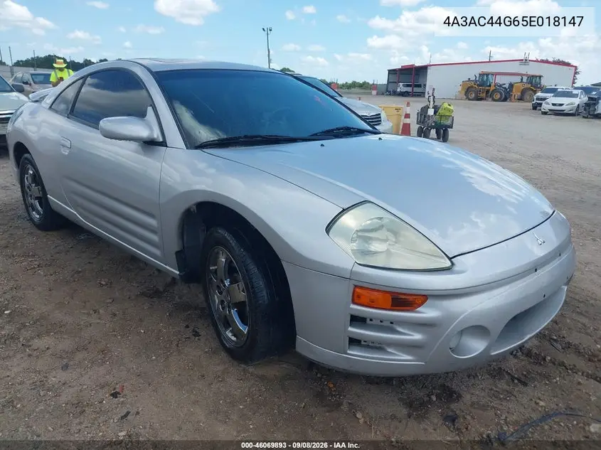 MITSUBISHI ECLIPSE 2005, VIN 4A3AC44G65E018147