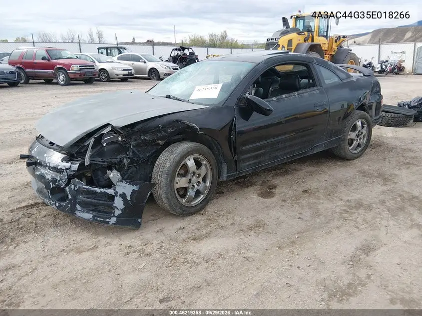 2005 MITSUBISHI ECLIPSE VIN 4A3AC44G35E018266 — фото 2