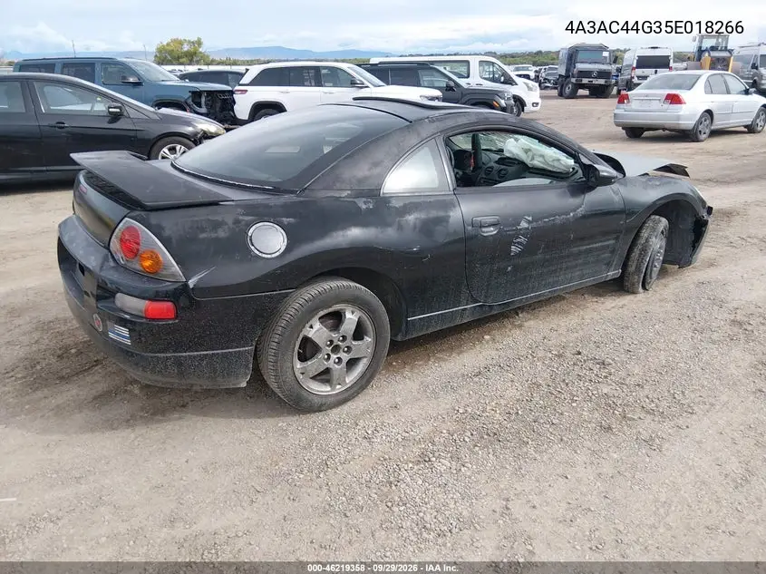 2005 MITSUBISHI ECLIPSE VIN 4A3AC44G35E018266 — фото 4