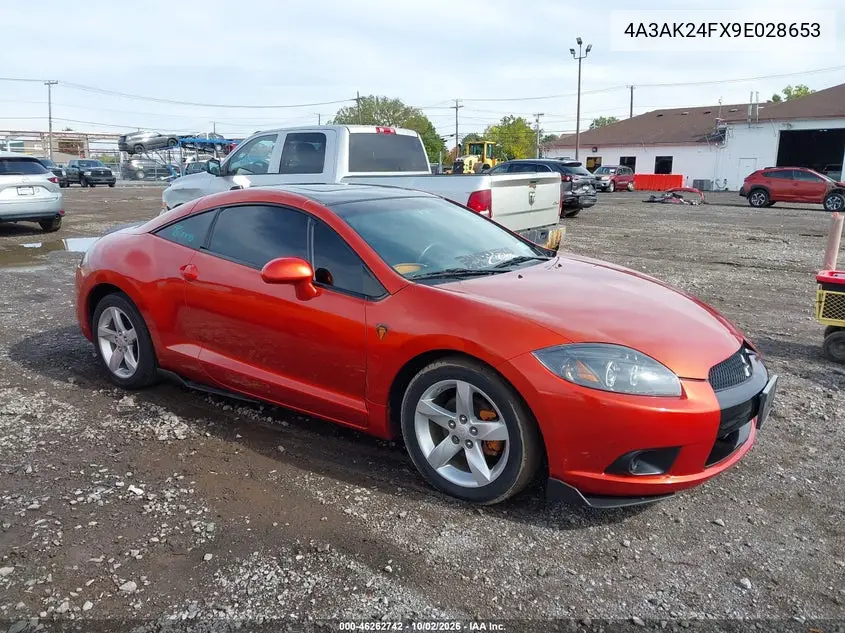 MITSUBISHI ECLIPSE 2009, VIN 4A3AK24FX9E028653
