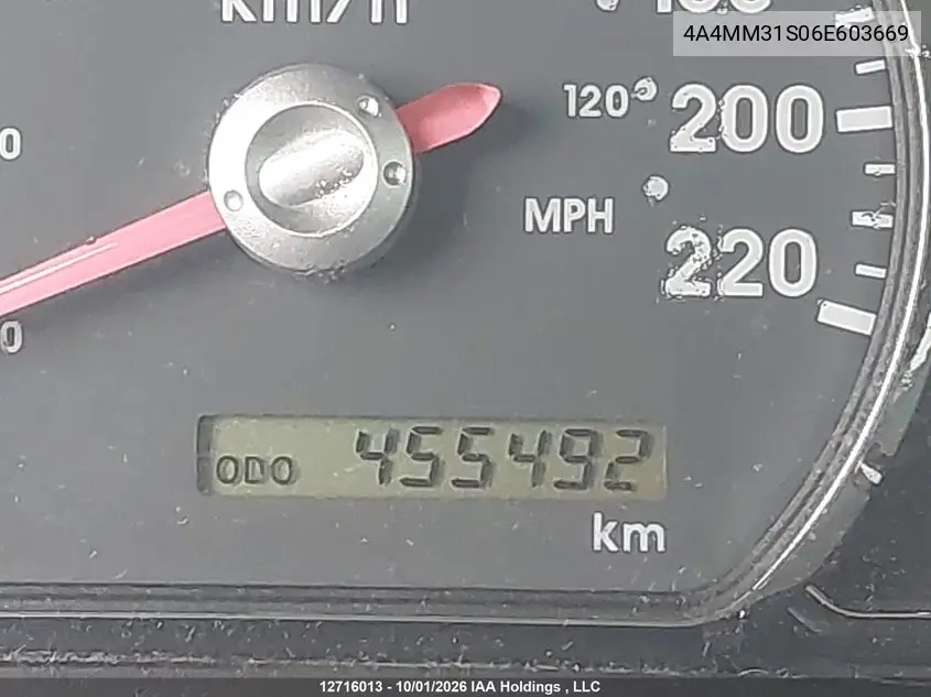 2006 MITSUBISHI ENDEAVOR VIN 4A4MM31S06E603669 — фото 15