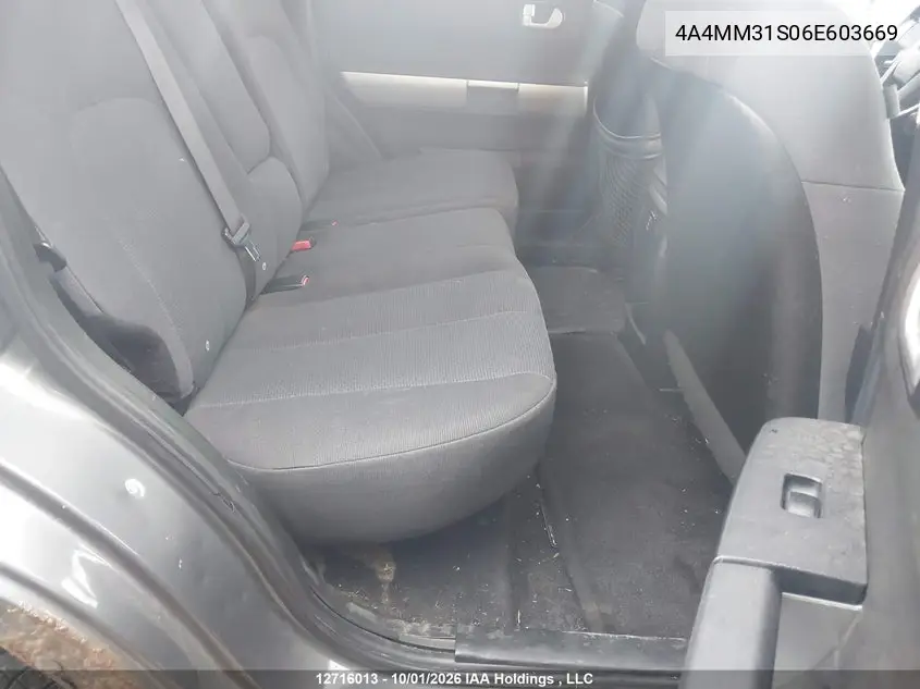 2006 MITSUBISHI ENDEAVOR VIN 4A4MM31S06E603669 — фото 8