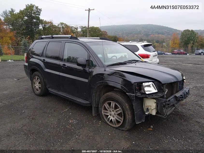 MITSUBISHI ENDEAVOR 2007, VIN 4A4MN31S07E053372