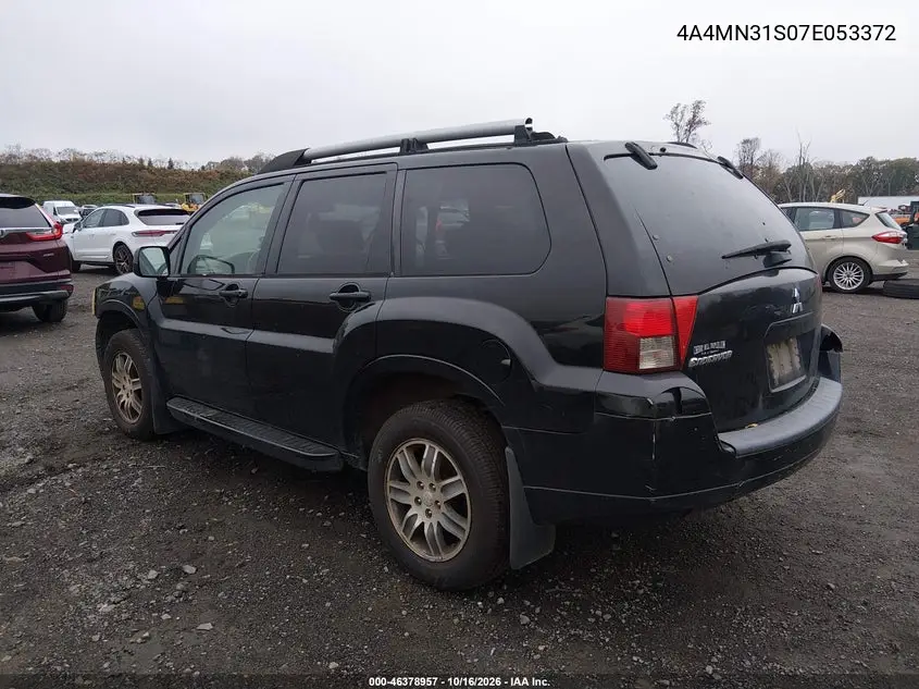 2007 MITSUBISHI ENDEAVOR VIN 4A4MN31S07E053372 — фото 3
