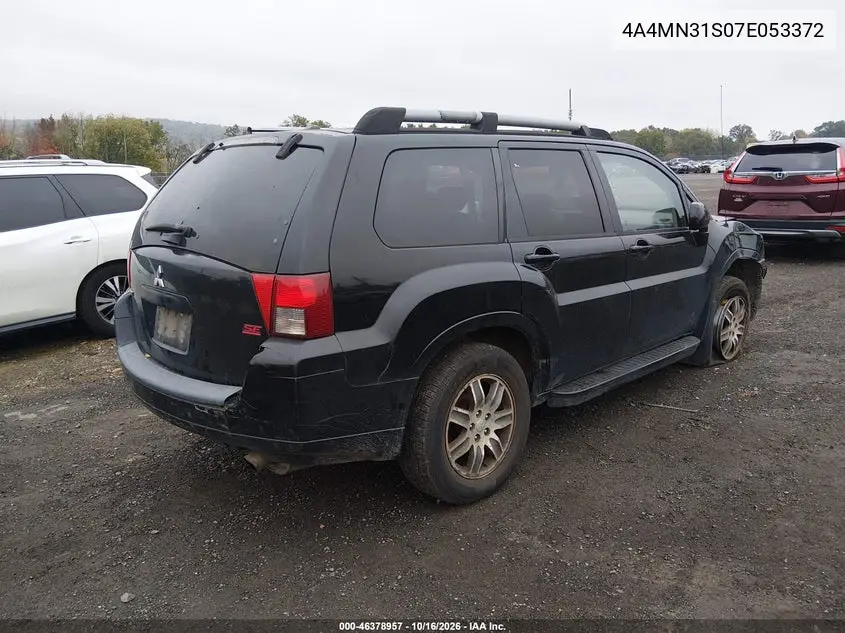 2007 MITSUBISHI ENDEAVOR VIN 4A4MN31S07E053372 — фото 4