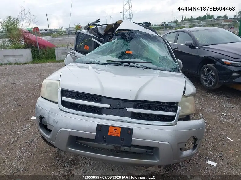 2008 MITSUBISHI ENDEAVOR VIN 4A4MN41S78E604453 — фото 11